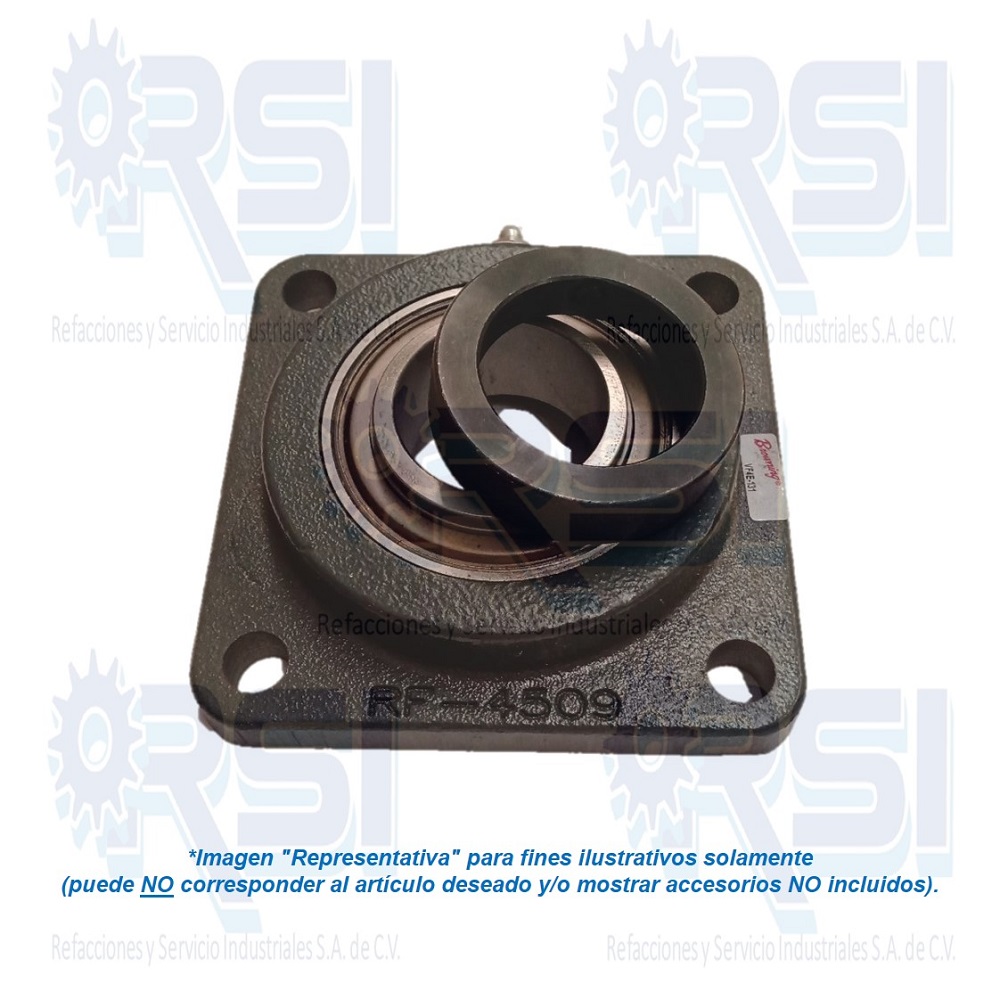 Four Bolt Flange Bearing With Lock Collar – HCFS205-16 Model, P4B-SXR-100 Style