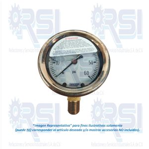MANOMETRO WIKA 213.40-2.5-1/4L 60#