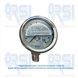 MANOMETRO WIKA 233.53-2.5-1/4L 100