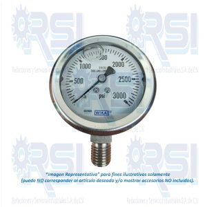 MANOMETRO WIKA 233.53-2.5-1/4L 3000#