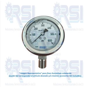 MANOMETRO WIKA 233.53-2.5-1/4L 600#